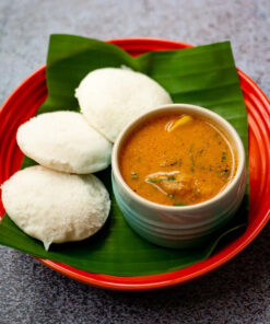 2 Idli + Sambar