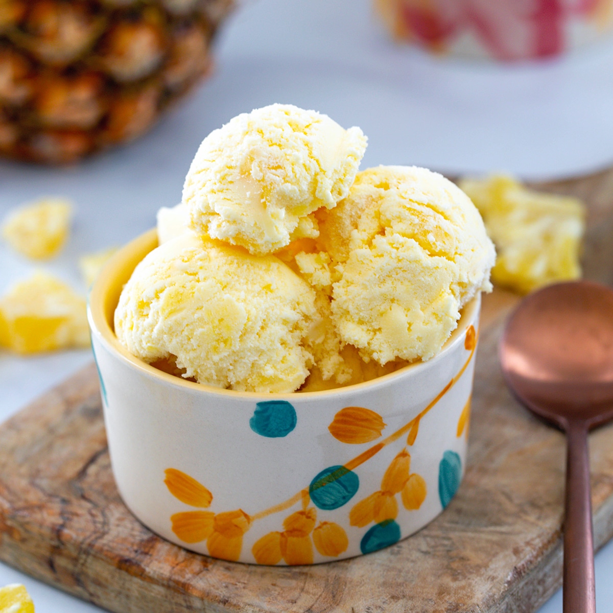 Pineapple Temptation Ice Cream