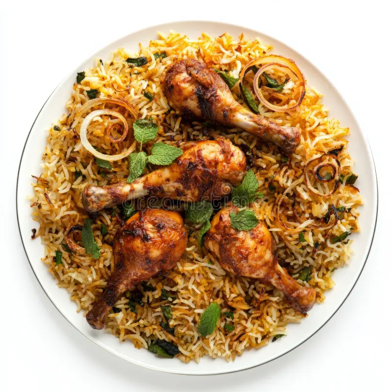 Chicken Lollipop Biryani