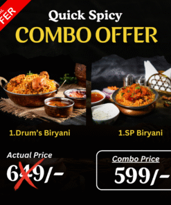 1 Drum's Biryani & 1 SP Biryani